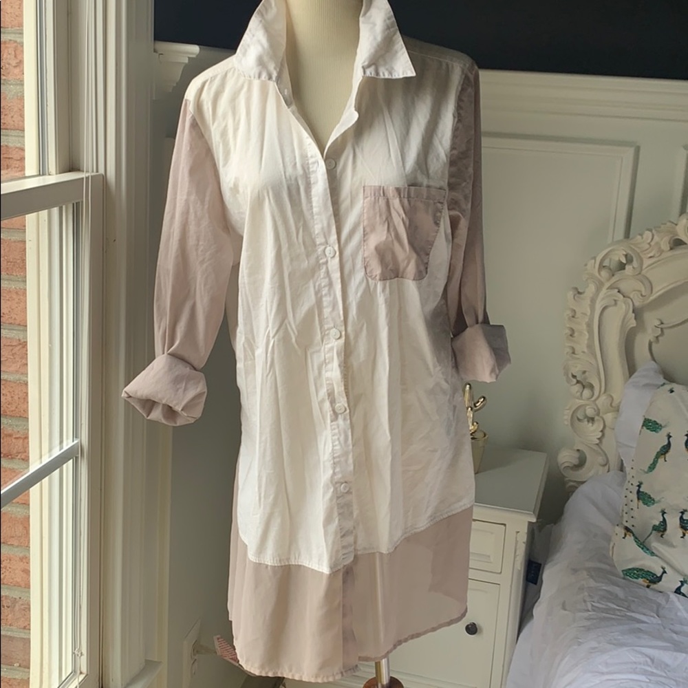 Tommy Bahama button down cover up